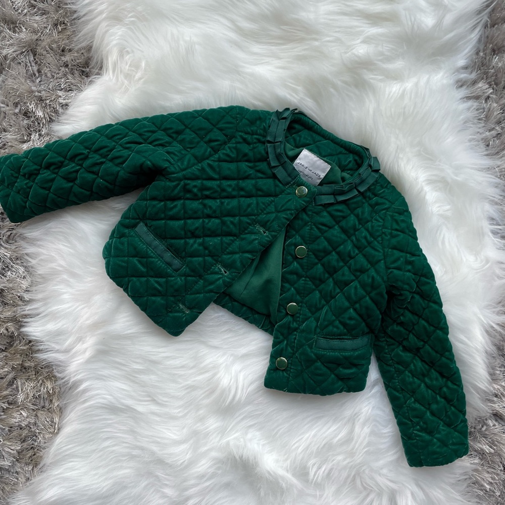 Green jacket from Janie and Jack for 2T